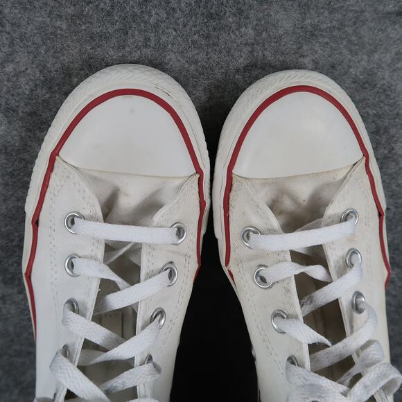 Converse Shoes Womens 8 Hi Top Sneaker Chuck Taylor All Star White Canvas Casual - Picture 9 of 13